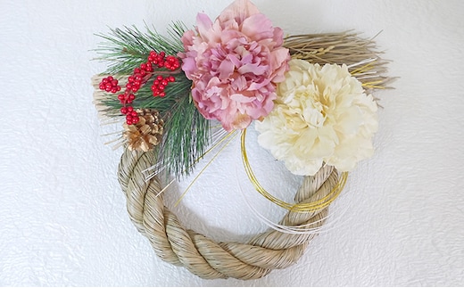 迎春紅梅しめ飾り(3) 植物 チケット 入場券 優待券 