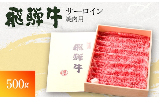 飛騨牛 サーロイン 岐阜県海津市産 焼肉 500g 牛肉 焼き肉 お肉 冷凍 バーベキュー BBQ 