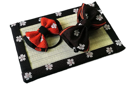 畳縁アクセサリ−縁結びセット（ブラウン） 民芸品 工芸品 雑貨 日用品 