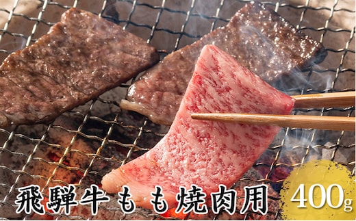 飛騨牛もも焼肉用400g（5等級・冷凍）