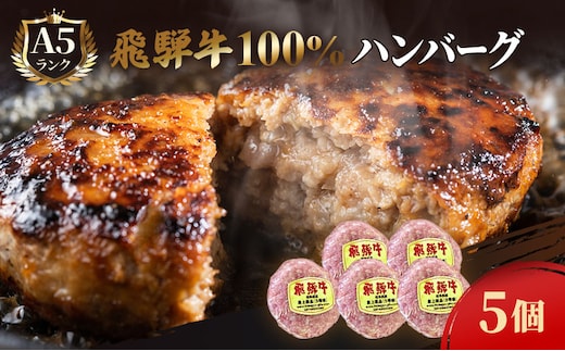 ふるさと納税 飛騨牛 ハンバーグ ロースバーグ 150g×5枚 計750g 和牛 
