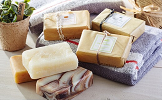 手づくり石けん おまかせ4個セット 美容 石鹸 