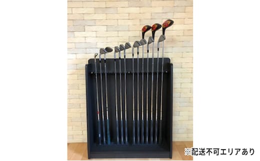 ゴルフクラブスタンド ブラックウッド【配送不可：離島】 雑貨 日用品 