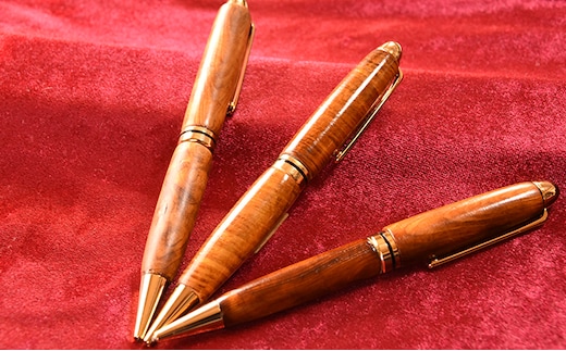 希少材 屋久杉ペン（パワーライン） 文房具 ボールペン 