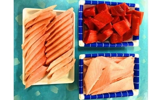 a12-054 びんちょう刺身約300gびんちょう切落約300gばち鮪切落約300g