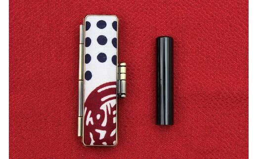 a10-384 オリジナル魚がし印鑑ケースと認印