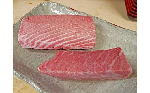 a44-001 『まぐろの魚二』天然南鮪・本鮪大トロ約400gセット