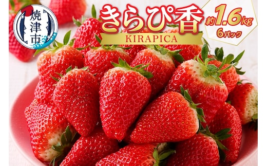 a15-472 いちご静岡限定「きらぴ香」約1.6kg 計6パック