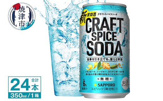 a13-099 サッポロ クラフトスパイスソーダ 350ml×24本