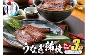 a20-218　静岡産うなぎ蒲焼「静生旅鰻」　３袋　RUSC073