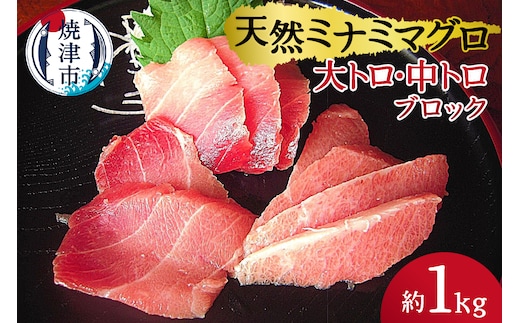 a30-158 天然ミナミマグロ 大トロ 中トロブロック 約1kg