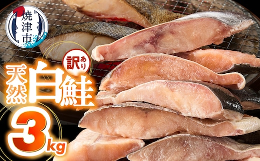 a20-488 訳あり！ 天然 白鮭 甘口 切身 約3kg 便利なジッパーバック入り