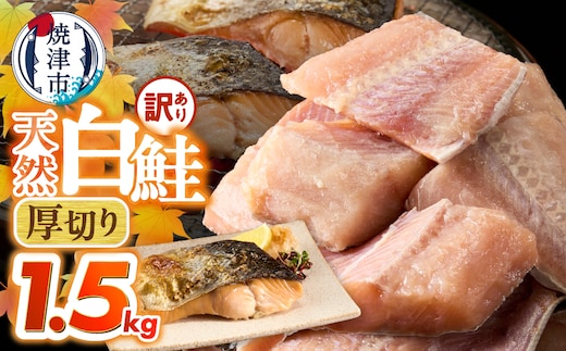 a10-1311 厚切りカット！天然 白鮭 甘口 切身 約1.5kg