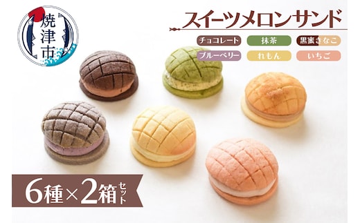 a15-453 スイーツメロンサンド6種類×2箱セット