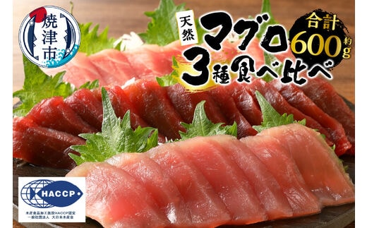 a22-034 マグロ 赤身 3種 食べ比べ セット 合計約600g 冷凍 F2