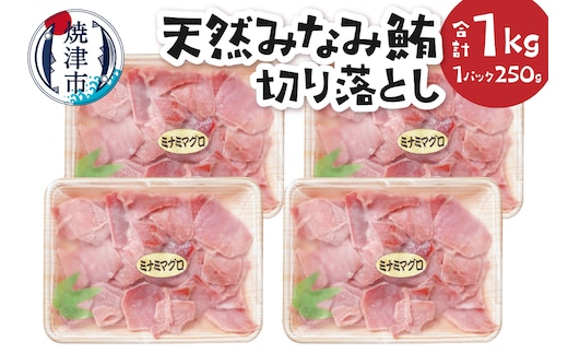 a17-135 天然 みなみ鮪切り落としセット250g×4Ｐ