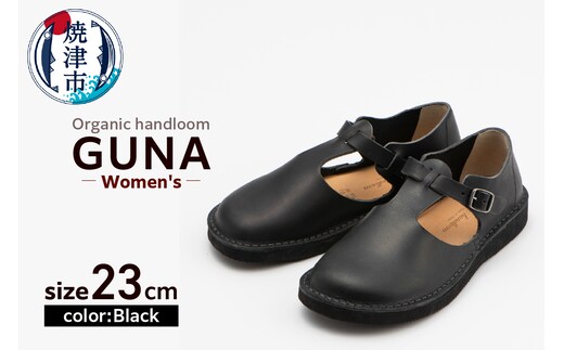 a70-01312 【23cm】Organic handloom GUNA Women's 職人の手仕事から生まれた軽やかレザーシューズ