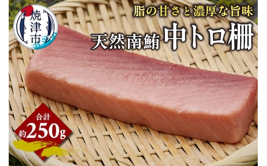 a14-111 天然 南まぐろ 中トロ柵 約250g