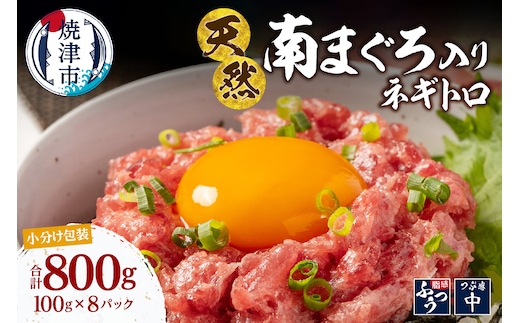a10-1274 南鮪入り 焼津 海の極 ネギトロ 小分け 計800g 100g×8パック