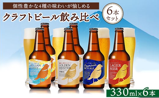 クラフトビール飲み比べ6本セット［B-GW2LP1］ ※北海道、沖縄、離島への配送不可