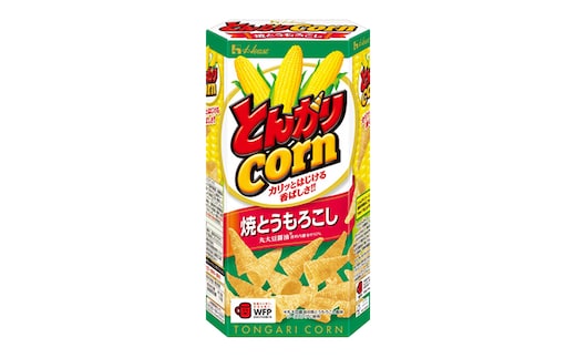 定番！ ハウス食品 とんがりコーン 焼もろこし 68g×20個 おやつ 人気 厳選 お子様 こども 子供 袋井市 お菓子 スナック 