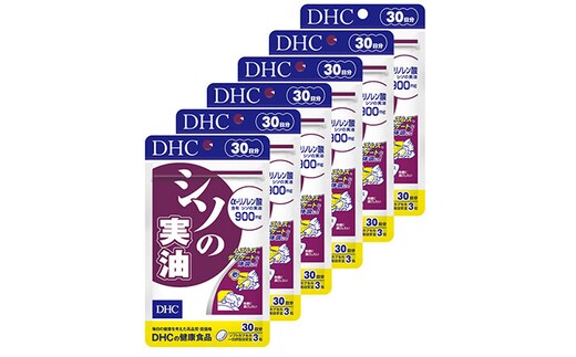 サプリ DHC シソの実油 30日分×6個 セット サプリメント 花粉症 しその実 健康 美容 しそ シソ 紫蘇 紫蘇の実 シソの実 静岡 