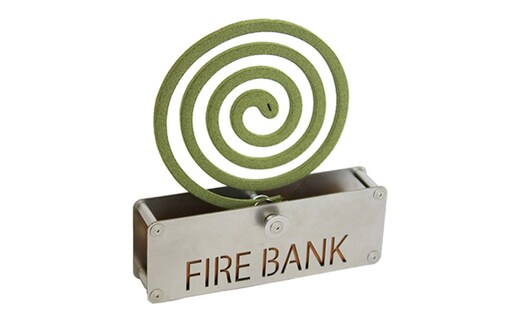 FIRE BANK 蚊取り線香ホルダー『銀船（ぎんふね）』バーベキュー BBQ ハイキング 殺虫 ソロキャンプ アウトドア 防虫 登山 人気 厳選 袋井市 雑貨 日用品 
