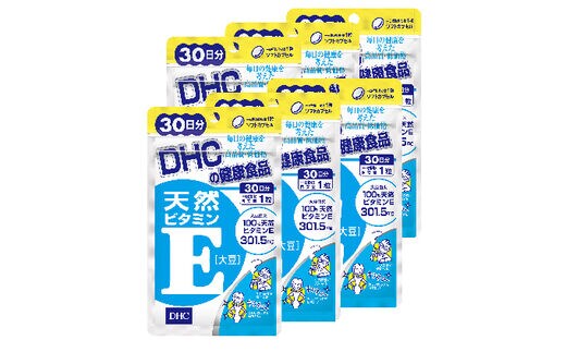 サプリ DHC 天然 ビタミンE [ 大豆 ] 30日分×6個 セット サプリメント