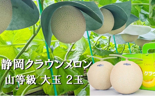 クラウンメロン山等級1.4kg前後 2玉入り 果物 メロン青肉 フルーツ デザート 高級メロンブランド 高級メロン ブランドメロン