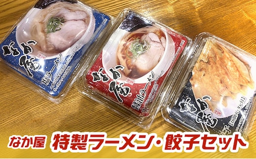 なか屋 特製ラーメン・餃子セット ラーメン 塩ラーメン 醤油ラーメン 餃子 セット 詰め合わせ 静岡 袋井市