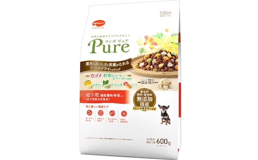 コンボ ピュア ドッグ 超小粒 600g ｘ12(ケース単位) ドッグフード