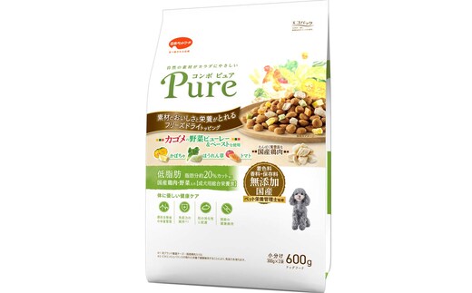 コンボ ピュア ドッグ 低脂肪 600g ｘ12(ケース単位) ドッグフード