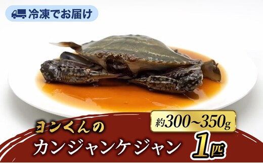 ヨンくんのカンジャンケジャン1匹 ワタリガニ カニ 韓国料理 静岡県 袋井市