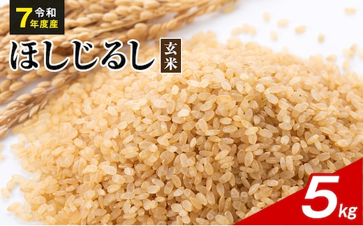 令和7年度産 ほしじるし 5kg 玄米 米 静岡県 袋井市【離島配送不可】
