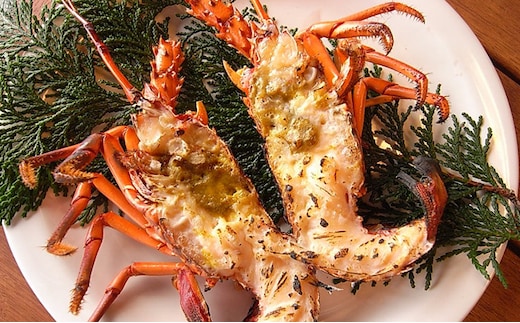 伊勢海老・海鮮バーベキュー・露天風呂入浴券のセット（1名分）