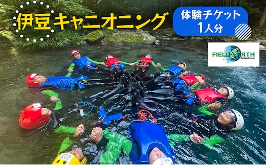 伊豆キャニオニング 体験チケット 1人分 伊豆ブルーキャニオン レジャースポーツ 体験 ウォーターアクティビティ スポーツ 静岡県 河津町