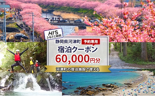 HISふるさと納税宿泊予約専用クーポン（静岡県河津町）60,000円分
