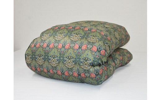 1Y2 ２層式キルト羽毛掛けふとん ポーランド産マザーホワイトグースダウン93％ 色 ブルー系 柄おまかせ