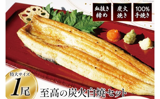 血抜き締め国産うなぎを炭火で1本1本丁寧に手焼きした「うなぎの白焼き(長焼き)」1尾セット [ヤママツ村田商店 静岡県 吉田町 22424159] 鰻 うなぎ ウナギ 白焼き 白焼 長焼き 冷凍 真空パック タレ付き