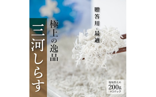 【12月24日受付分まで年内発送】～贈答用に最適～極上の逸品 三河しらす H018-039