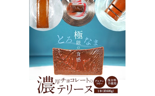 【テリーヌ専門店L】（約６００g）濃厚チョコレートのテリーヌ【グルテンフリー・保存料不使用】ショコラ スイーツ チョコレート H173-008
