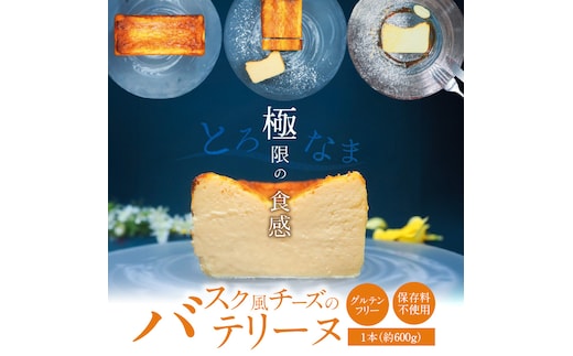 【テリーヌ専門店L】（約６００g）バスク風チーズのテリーヌ【グルテンフリー・保存料不使用】H173-016