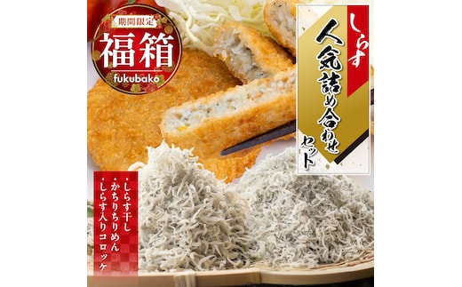 【12月24日受付分まで年内発送】【福箱★2026】 丸久水産 人気詰め合わせセット しらす干し かちりちりめん しらす入りコロッケ H018-052