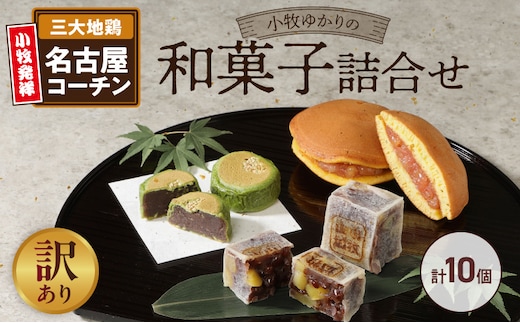 【訳あり】小牧ゆかりの和菓子詰合せ（簡易包装）［009B17］