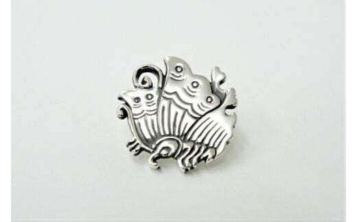 織田信長公 揚羽蝶家紋ブローチ