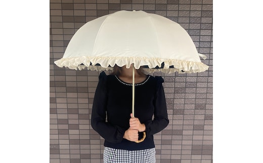 フラワーアンブレラ UVカット花傘 紫外線99.9％カット晴雨兼用