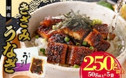 老舗のうなぎ 【きざみうなぎ】５袋セット（秘伝のタレ付）[081N07]