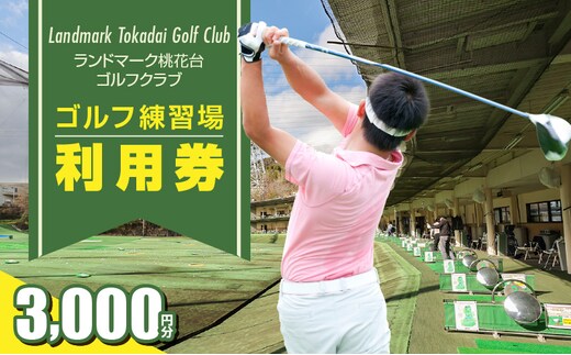 ゴルフ練習場 利用券3,000円分