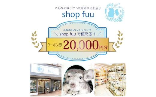 shop fuuで使えるクーポン券（20,000円）