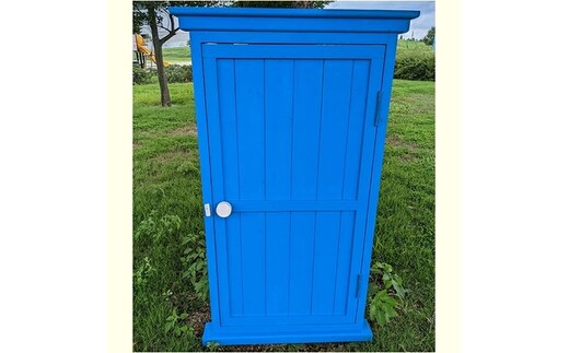 フェイクドアーのオブジェ 大 色:ブルー、ピンクから選択